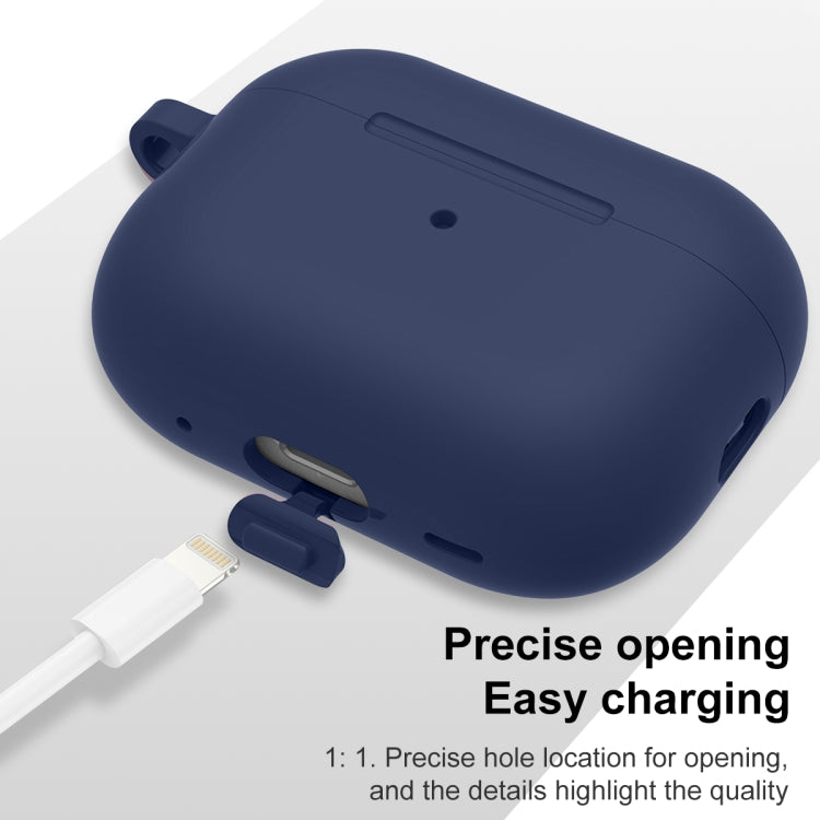For AirPods Pro 2 Thickened One-piece Shockproof Earphone Case(Midnight Blue) - For AirPods Pro 2 by PMC Jewellery | Online Shopping South Africa | PMC Jewellery | Buy Now Pay Later Mobicred