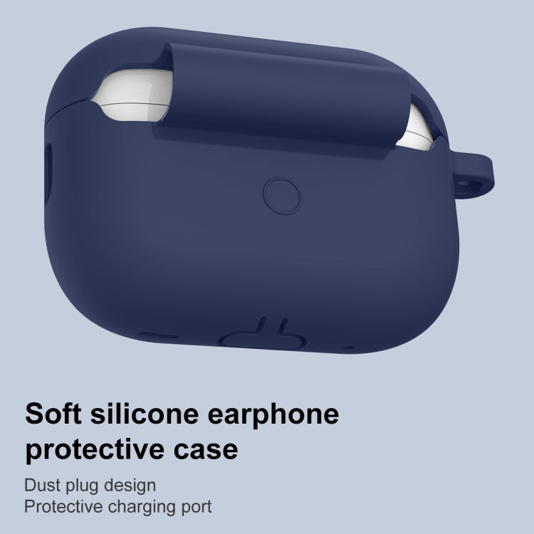 For AirPods Pro 2 Thickened One-piece Shockproof Earphone Case(Midnight Blue) - For AirPods Pro 2 by PMC Jewellery | Online Shopping South Africa | PMC Jewellery | Buy Now Pay Later Mobicred