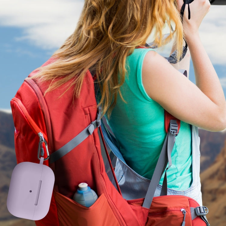 For AirPods Pro 2 Thickened One-piece Shockproof Earphone Case(Lavender Purple) - For AirPods Pro 2 by PMC Jewellery | Online Shopping South Africa | PMC Jewellery | Buy Now Pay Later Mobicred