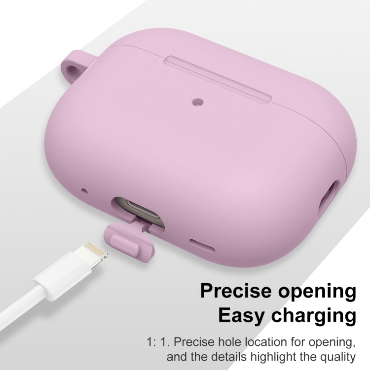 For AirPods Pro 2 Thickened One-piece Shockproof Earphone Case(Purple) - For AirPods Pro 2 by PMC Jewellery | Online Shopping South Africa | PMC Jewellery | Buy Now Pay Later Mobicred