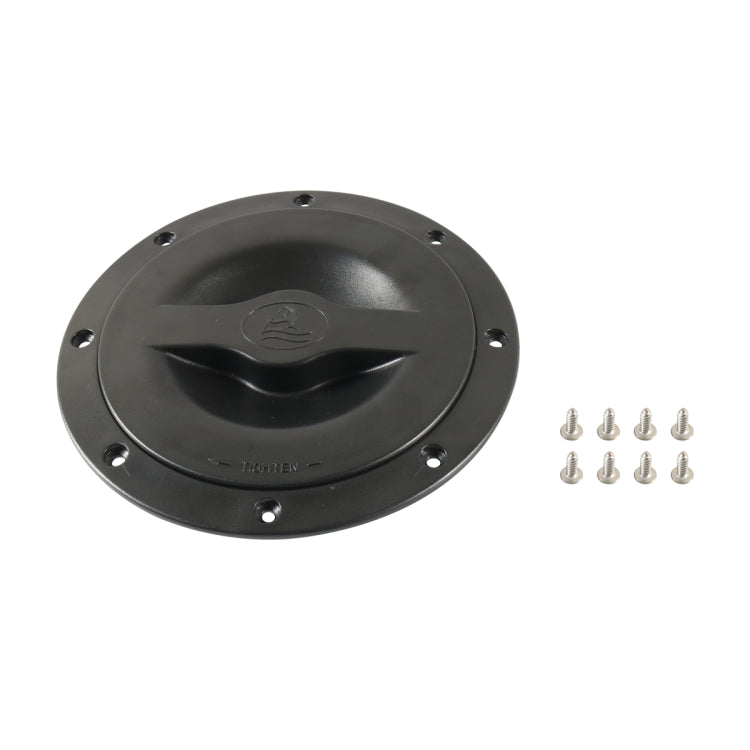 A6651-01 Universal 6 inch Round Deck Hatch Cover with Red Mesh Pocket - Marine Accessories & Parts by PMC Jewellery | Online Shopping South Africa | PMC Jewellery | Buy Now Pay Later Mobicred