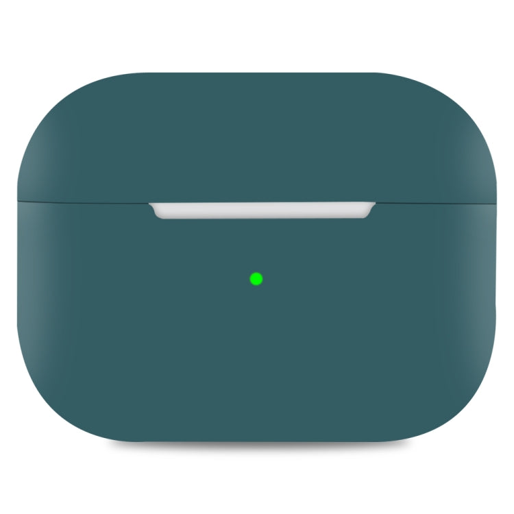 For AirPods Pro 2 Spliting Silicone Protective Case(Dark Green) - For AirPods Pro 2 by PMC Jewellery | Online Shopping South Africa | PMC Jewellery | Buy Now Pay Later Mobicred