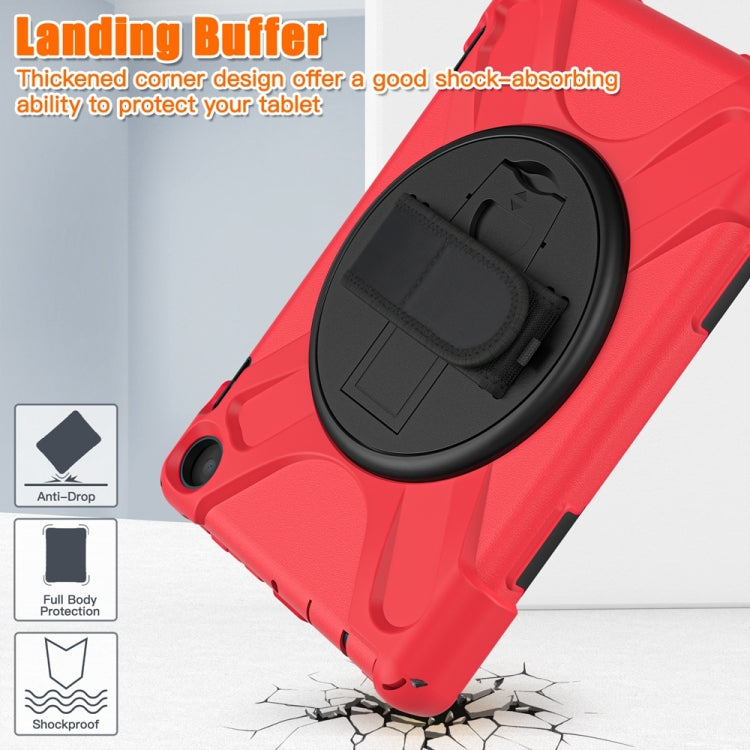 For Amazon Fire HD 8 2022 Hard PC Soft Silicone Full Body Protective Tablet Case(Red) - Amazon by PMC TechLife | Online Shopping South Africa | PMC TechLife | Buy Now Pay Later Mobicred