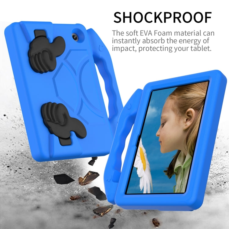 For Amazon Kindle Fire 7 2022 Children EVA Shockproof Tablet Case with Thumb Bracket(Blue) - Amazon by PMC TechLife | Online Shopping South Africa | PMC TechLife | Buy Now Pay Later Mobicred