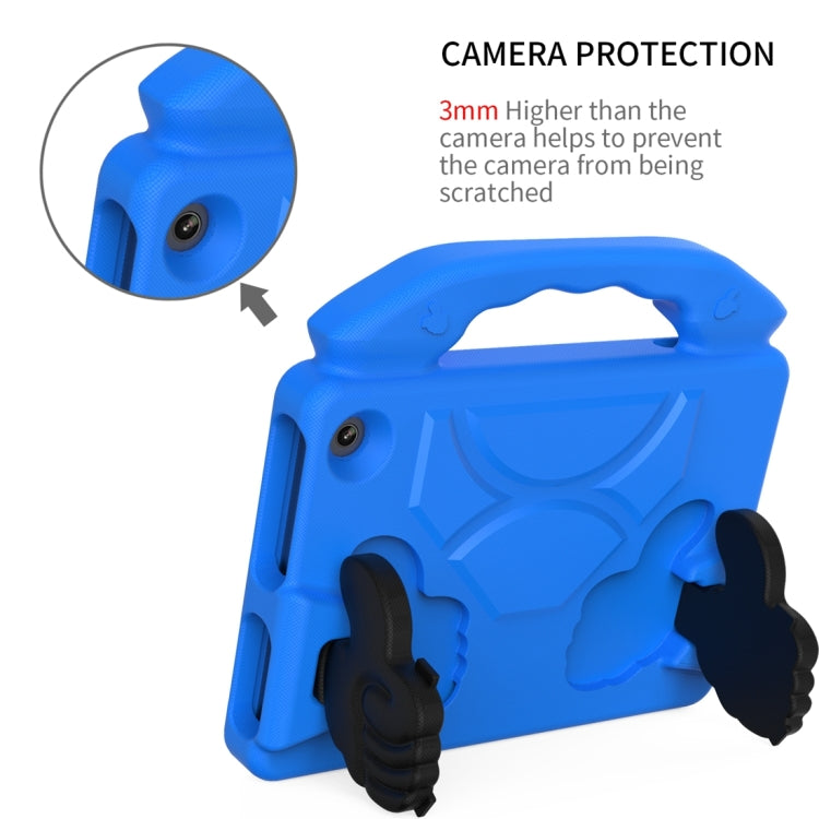 For Amazon Kindle Fire 7 2022 Children EVA Shockproof Tablet Case with Thumb Bracket(Blue) - Amazon by PMC TechLife | Online Shopping South Africa | PMC TechLife | Buy Now Pay Later Mobicred