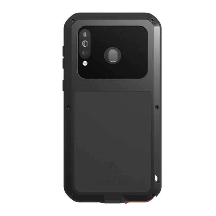 For Galaxy A40s LOVE MEI Metal Shockproof Waterproof Dustproof Protective Case(Black) - free shipping - PMC TechLife - Order now!