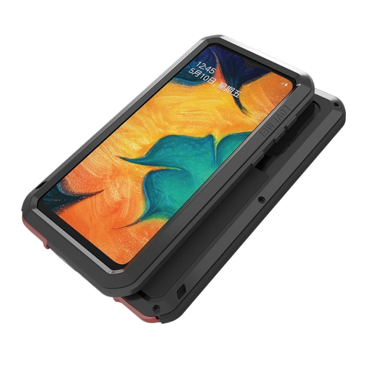 For Galaxy A40s LOVE MEI Metal Shockproof Waterproof Dustproof Protective Case(White) - free shipping - PMC TechLife - Order now!
