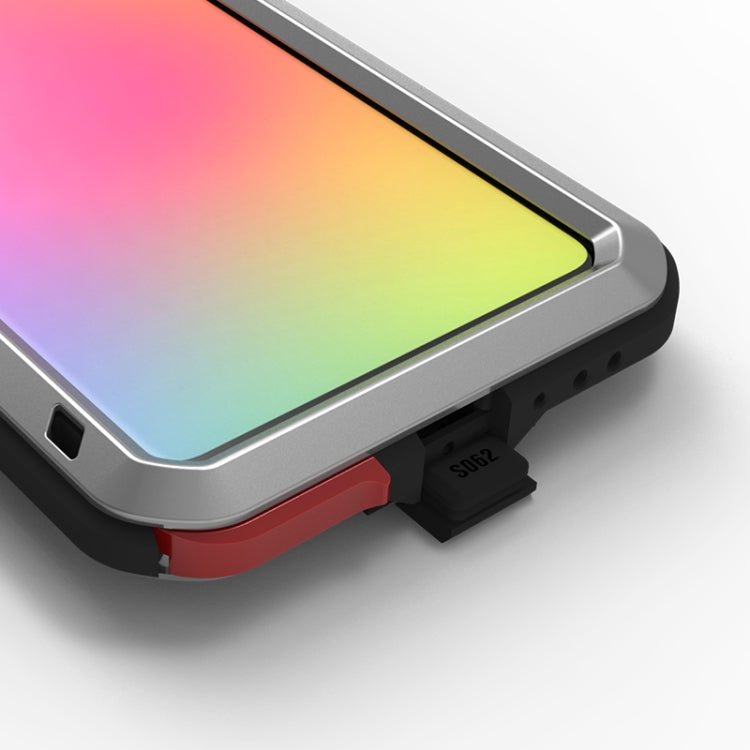 For Galaxy A71 LOVE MEI Metal Shockproof Waterproof Dustproof Protective Case(Silver) - free shipping - PMC TechLife - Order now!