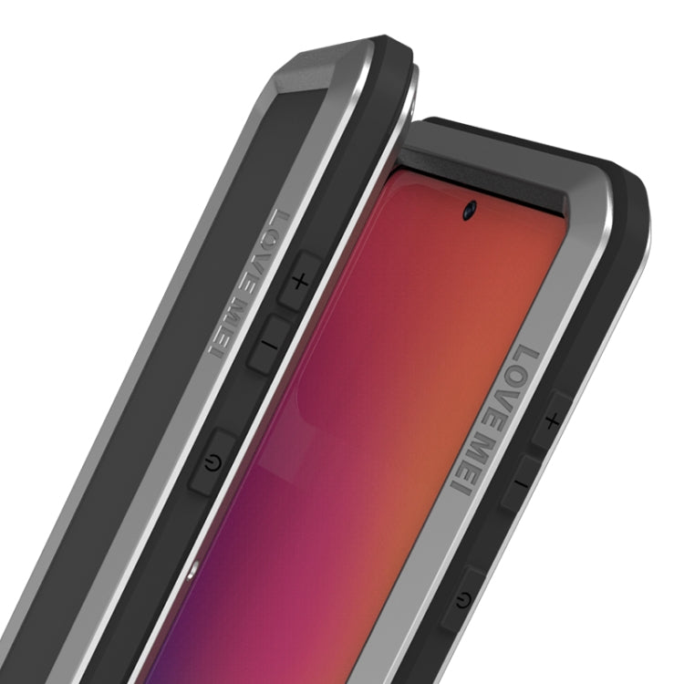 For Galaxy A71 LOVE MEI Metal Shockproof Waterproof Dustproof Protective Case(Silver) - free shipping - PMC TechLife - Order now!