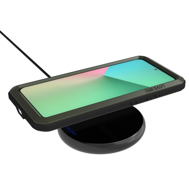 For Galaxy S20 Ultra LOVE MEI Metal Shockproof Waterproof Dustproof Protective Case(Army Green) - Galaxy Phone Cases by LOVE MEI | Online Shopping South Africa | PMC TechLife