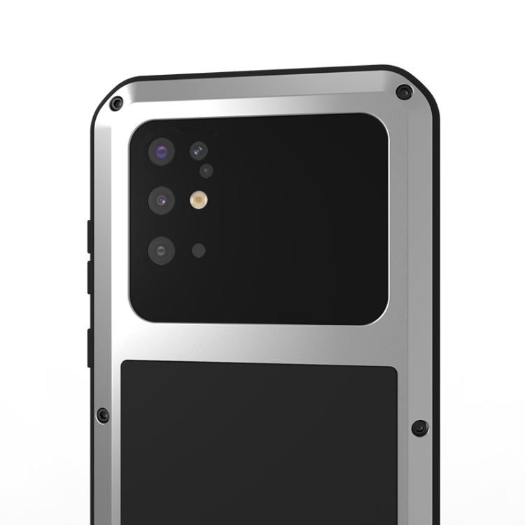 For Galaxy S20 Plus LOVE MEI Metal Shockproof Waterproof Dustproof Protective Case(Silver) - free shipping - PMC TechLife - Order now!