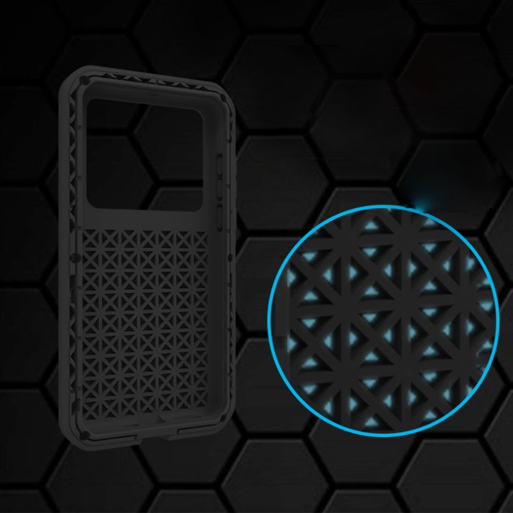 For Huawei P40 LOVE MEI Metal Shockproof Waterproof Dustproof Protective Case(White) - free shipping - PMC TechLife - Order now!