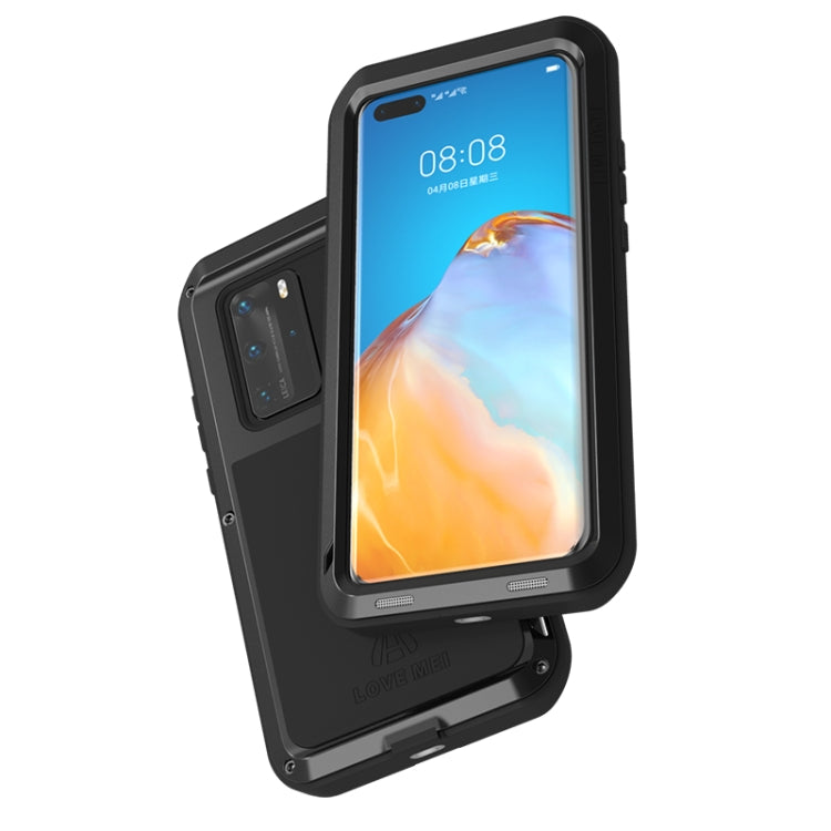 For Huawei P40 Pro LOVE MEI Metal Shockproof Waterproof Dustproof Protective Case(Army Green) - free shipping - PMC TechLife - Order now!