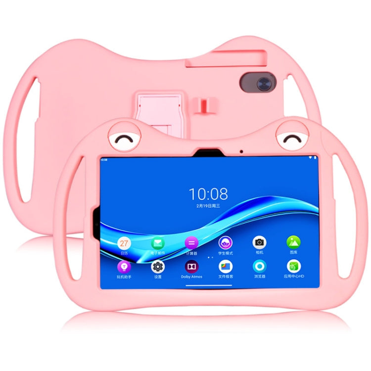 For TCL 10 TabMax 4G 9295G Cartoon Silicone Shockproof Protective Tablet Case(Pink) - Others by PMC TechLife | Online Shopping South Africa | PMC TechLife | Buy Now Pay Later Mobicred