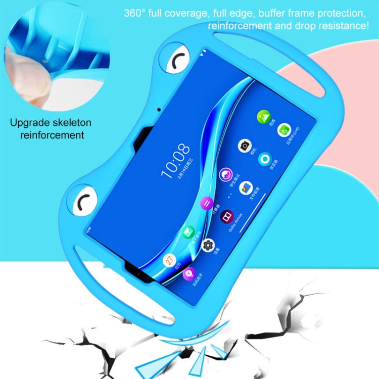 For TCL 10 TabMax 4G 9295G Cartoon Silicone Shockproof Protective Tablet Case(Blue) - Others by PMC TechLife | Online Shopping South Africa | PMC TechLife | Buy Now Pay Later Mobicred