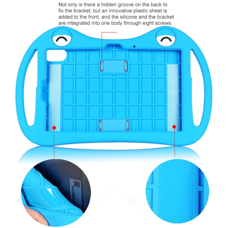 For TCL 10 TabMax 4G 9295G Cartoon Silicone Shockproof Protective Tablet Case(Blue) - Others by PMC TechLife | Online Shopping South Africa | PMC TechLife | Buy Now Pay Later Mobicred