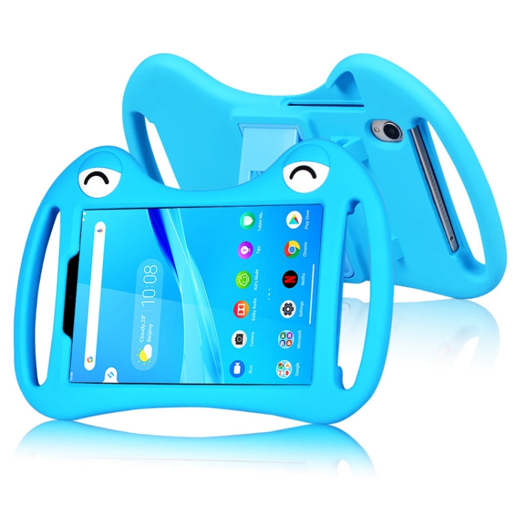 For TCL Tab 8 4G Cartoon Silicone Shockproof Protective Tablet Case with Stand & Handheld(Blue) - Others by PMC TechLife | Online Shopping South Africa | PMC TechLife | Buy Now Pay Later Mobicred