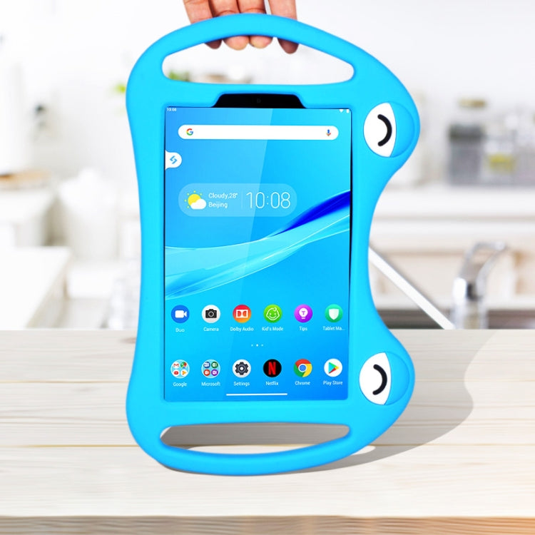 For TCL Tab 8 4G Cartoon Silicone Shockproof Protective Tablet Case with Stand & Handheld(Blue) - Others by PMC TechLife | Online Shopping South Africa | PMC TechLife | Buy Now Pay Later Mobicred