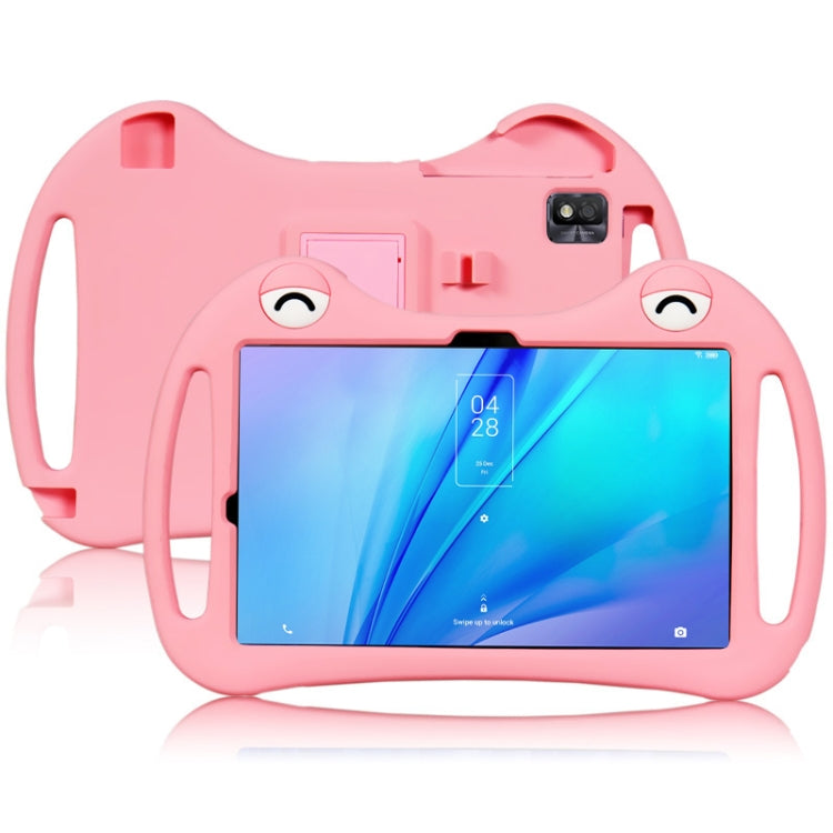 For TCL Tab 10s 2021 Cartoon Silicone Shockproof Protective Tablet Case with Stand(Pink) - Others by PMC TechLife | Online Shopping South Africa | PMC TechLife | Buy Now Pay Later Mobicred