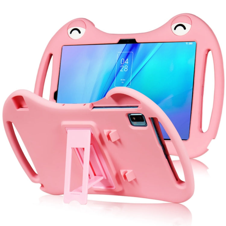 For TCL Tab 10s 2021 Cartoon Silicone Shockproof Protective Tablet Case with Stand(Pink) - Others by PMC TechLife | Online Shopping South Africa | PMC TechLife | Buy Now Pay Later Mobicred