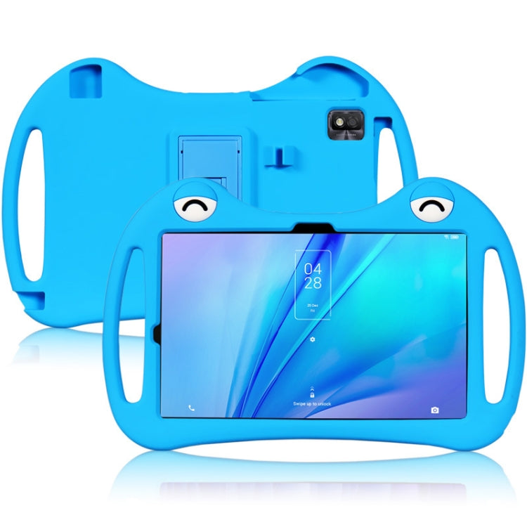 For TCL Tab 10s 2021 Cartoon Silicone Shockproof Protective Tablet Case with Stand(Blue) - Others by PMC TechLife | Online Shopping South Africa | PMC TechLife | Buy Now Pay Later Mobicred