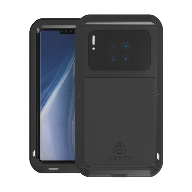 For Huawei Mate 30 Pro LOVE MEI Metal Shockproof Waterproof Dustproof Protective Case(Black) - free shipping - PMC TechLife - Order now!