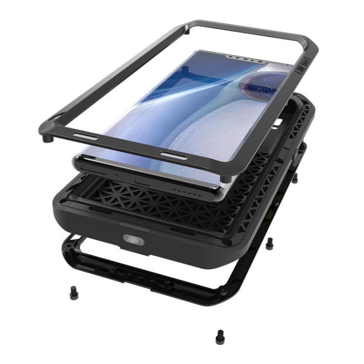 For Huawei Mate 30 Pro LOVE MEI Metal Shockproof Waterproof Dustproof Protective Case(Yellow) - free shipping - PMC TechLife - Order now!