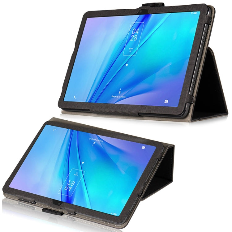 For TCL Tab 10s 5G Skin Texture All inclusive Leather Tablet Case(Black) - Others by PMC TechLife | Online Shopping South Africa | PMC TechLife | Buy Now Pay Later Mobicred