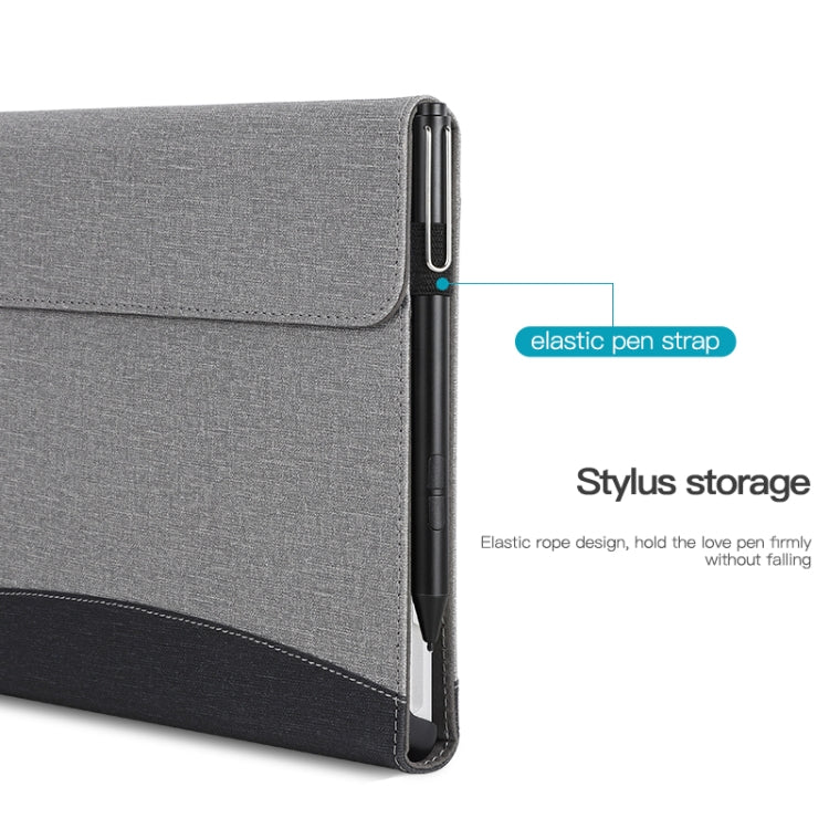 For Microsoft Surface Pro 8 Cloth Texture Stitching Leather Tablet Case(Black) - Others by PMC TechLife | Online Shopping South Africa | PMC TechLife | Buy Now Pay Later Mobicred