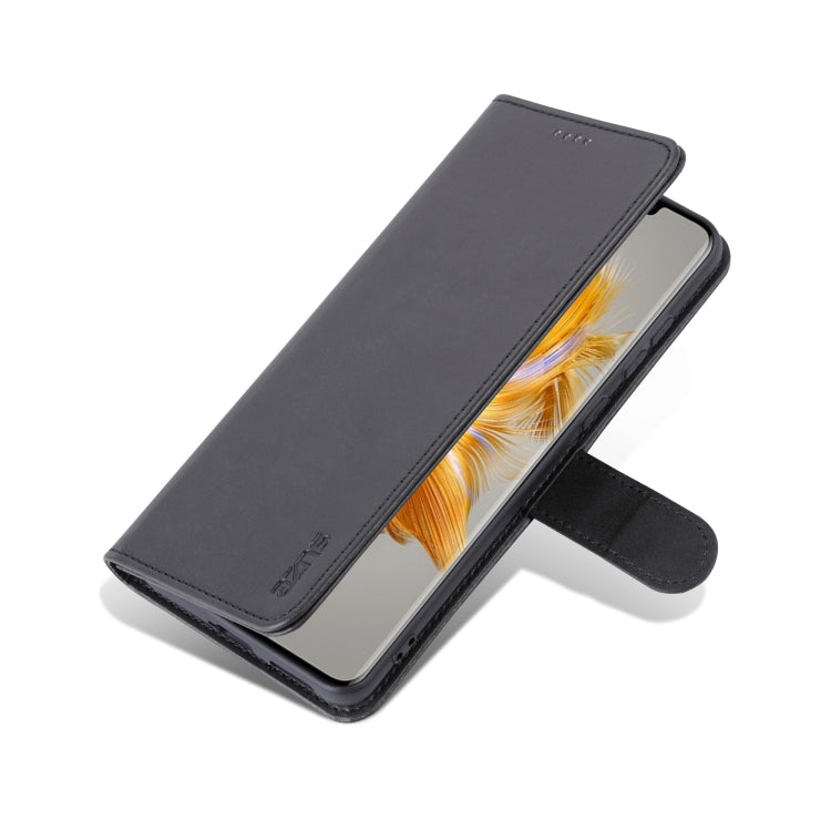 For Huawei Mate 50 Pro AZNS Skin Feel Calf Texture Flip Leather Phone Case(Black) - Huawei Cases by AZNS | Online Shopping South Africa | PMC TechLife | Buy Now Pay Later Mobicred