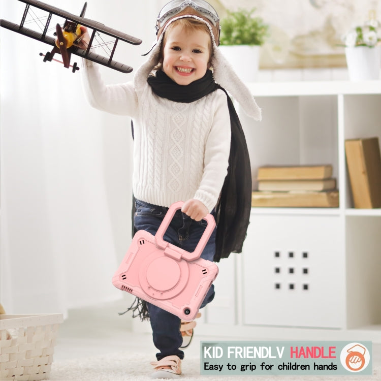 For Amazon Kindle Fire 7 2022 Silicone + PC Bracelet Holder Tablet Case(Rose Gold) - Amazon by PMC TechLife | Online Shopping South Africa | PMC TechLife | Buy Now Pay Later Mobicred