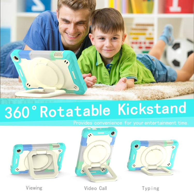 For Amazon Kindle Fire 7 2022 Silicone + PC Bracelet Holder Tablet Case(Bright Green) - Amazon by PMC TechLife | Online Shopping South Africa | PMC TechLife | Buy Now Pay Later Mobicred