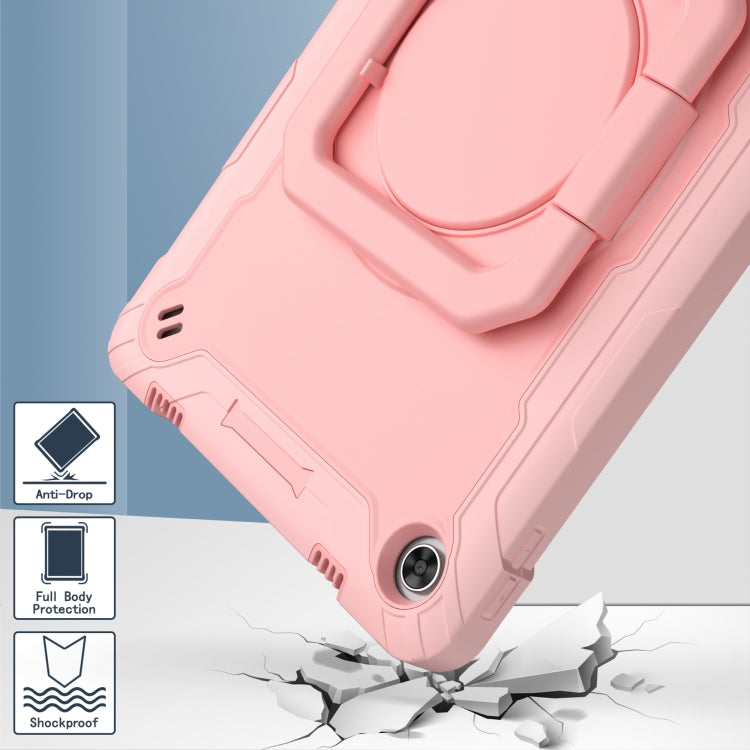 For Lenovo Tab M10 Plus 10.6 3rd Gen 2022 Silicone + PC Bracelet Holder Tablet Case(Rose Gold) - Lenovo by PMC TechLife | Online Shopping South Africa | PMC TechLife | Buy Now Pay Later Mobicred