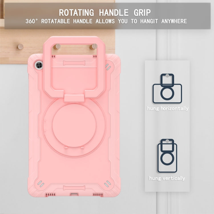 For Lenovo Tab M10 Plus 10.6 3rd Gen 2022 Silicone + PC Bracelet Holder Tablet Case(Rose Gold) - Lenovo by PMC TechLife | Online Shopping South Africa | PMC TechLife | Buy Now Pay Later Mobicred