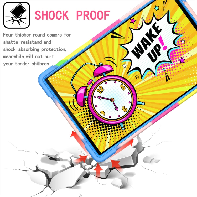 For Lenovo Tab M10 HD 2nd Gen Silicone + PC Bracelet Holder Tablet Case(Camouflage + Blue) - Lenovo by PMC TechLife | Online Shopping South Africa | PMC TechLife | Buy Now Pay Later Mobicred