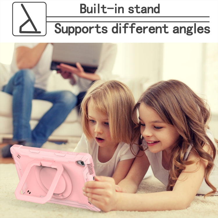 For Lenovo Tab M10 HD 2nd Gen Silicone + PC Bracelet Holder Tablet Case(Rose Gold) - Lenovo by PMC TechLife | Online Shopping South Africa | PMC TechLife | Buy Now Pay Later Mobicred