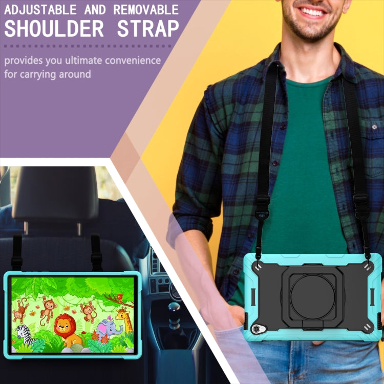 For Lenovo Tab M10 HD 2nd Gen Silicone + PC Bracelet Holder Tablet Case(Mint Green + Black) - Lenovo by PMC TechLife | Online Shopping South Africa | PMC TechLife | Buy Now Pay Later Mobicred