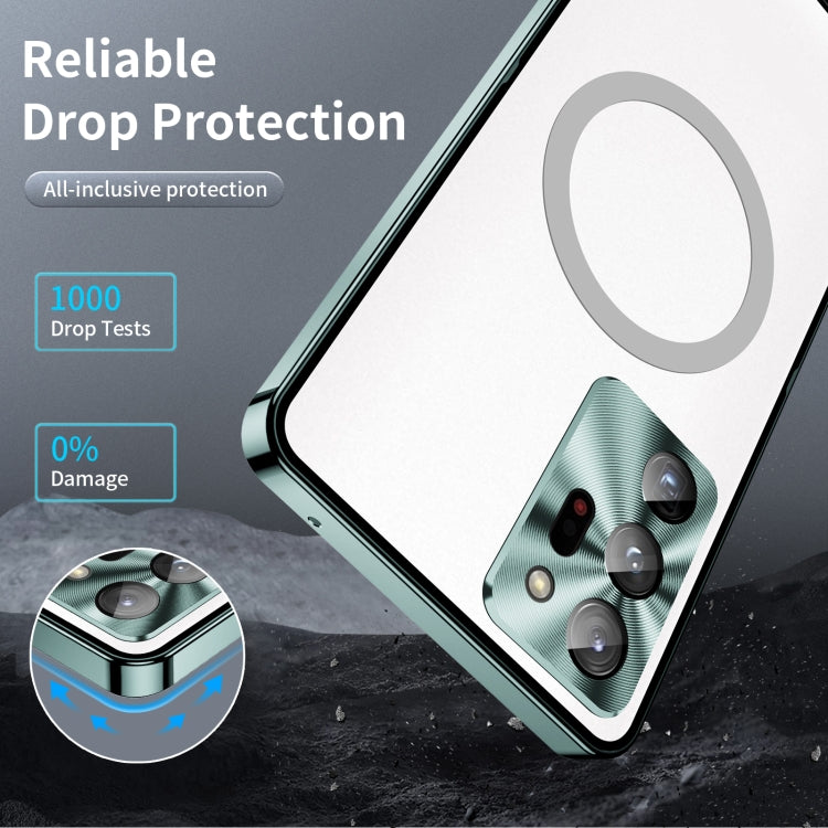 For Samsung Galaxy Note20 Ultra MagSafe Frosted Metal Phone Case(Green) - free shipping - PMC TechLife - Order now!