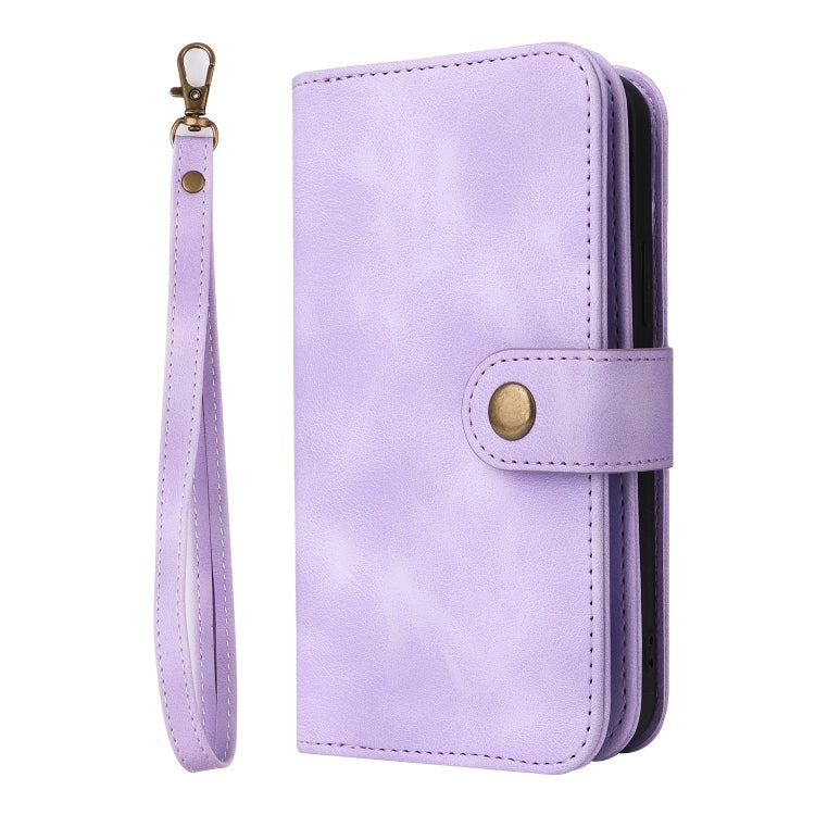 For Google Pixel 6 Pro Multifunctional Card Slot Zipper Wallet Leather Phone Case(Purple) - free shipping - PMC TechLife - Order now!