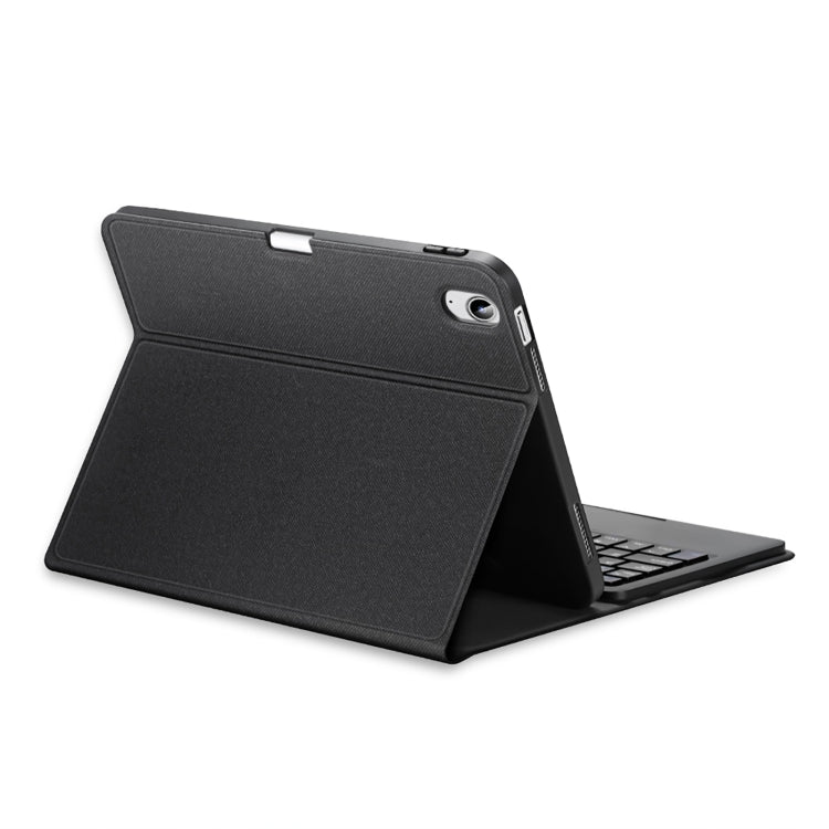 For iPad 10th Gen 10.9 2022 DUX DUCIS TK Series Bluetooth Keyboard Leather Case with Touchpad & Smart Sleep Function(Black) - Universal by DUX DUCIS | Online Shopping South Africa | PMC TechLife | Buy Now Pay Later Mobicred