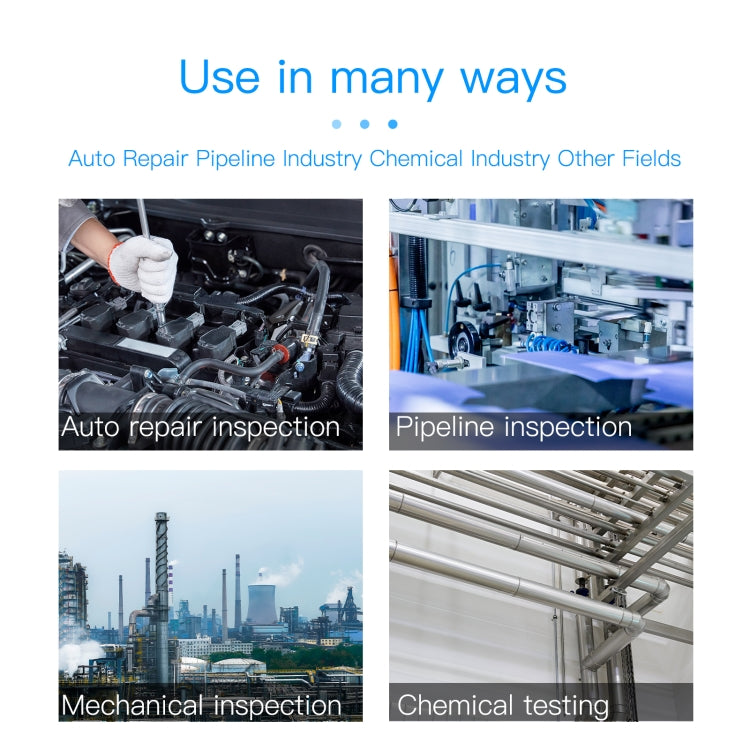 P100 8mm Side 2.4 inch HD Handheld Endoscope Hardline with LCD Screen, Length:50m -  by PMC TechLife | Online Shopping South Africa | PMC TechLife | Buy Now Pay Later Mobicred