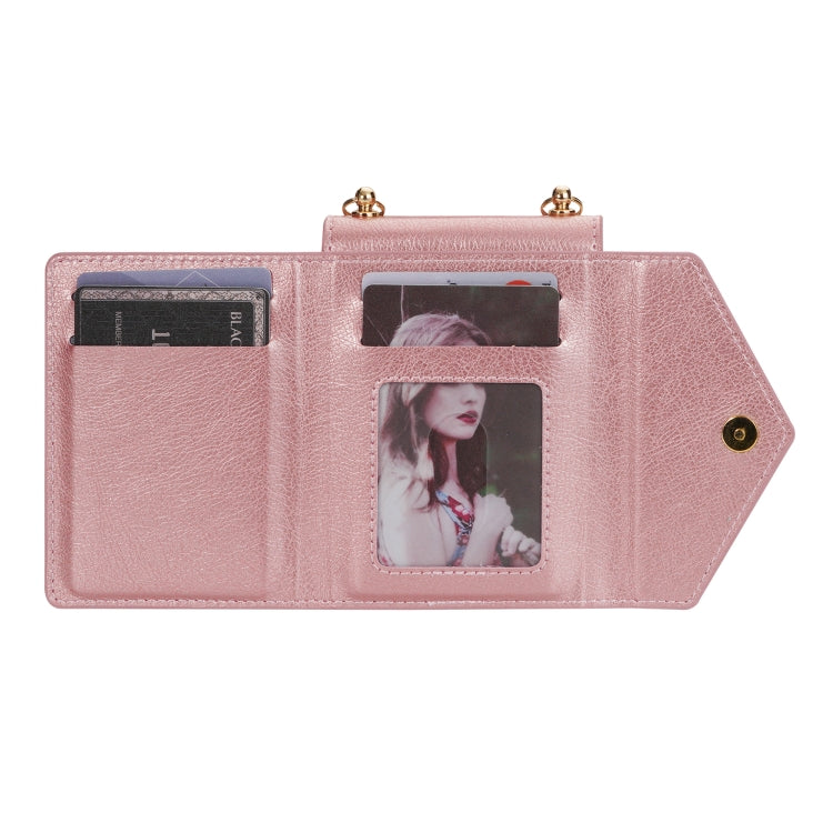 For Samsung Galaxy Z Flip4 N.BEKUS Side Zipper Folding Phone Leather Case(Pink) - Galaxy Z Flip4 5G Cases by N.BEKUS | Online Shopping South Africa | PMC TechLife