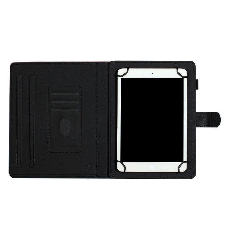 For 10 inch Tablet PC Universal Coloured Drawing Pattern Horizontal Flip Leather Case with Holder & Card Slot(Blue Mandala) - free shipping - PMC TechLife - Order now!