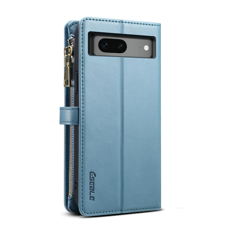 For Google Pixel 7 5G ESEBLE Star Series Lanyard Zipper Wallet RFID Leather Case(Blue) - Google Cases by ESEBLE | Online Shopping South Africa | PMC TechLife | Buy Now Pay Later Mobicred