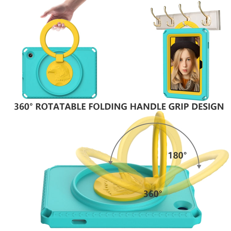 For Amazon Kindle Fire HD7 2022 EVA + PC Shockproof Tablet Case with Waterproof Frame(Glacier Green) - Amazon by PMC TechLife | Online Shopping South Africa | PMC TechLife | Buy Now Pay Later Mobicred