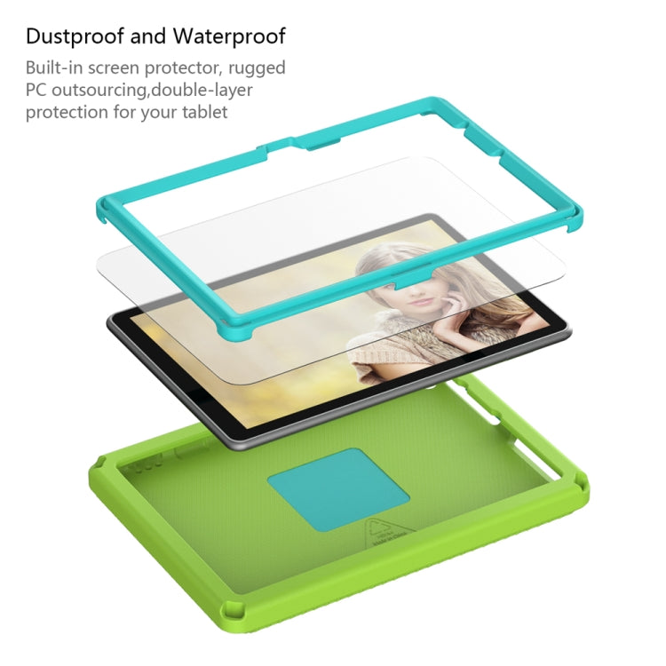 For Amazon Kindle Fire HD10 2021 EVA + PC Shockproof Tablet Case with Waterproof Frame(Grass Green) - Amazon by PMC TechLife | Online Shopping South Africa | PMC TechLife | Buy Now Pay Later Mobicred