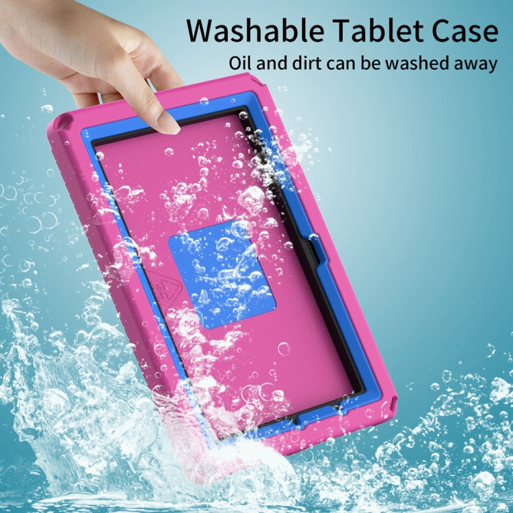 For Amazon Kindle Fire HD10 2021 EVA + PC Shockproof Tablet Case with Waterproof Frame(Rose Red) - Amazon by PMC TechLife | Online Shopping South Africa | PMC TechLife | Buy Now Pay Later Mobicred