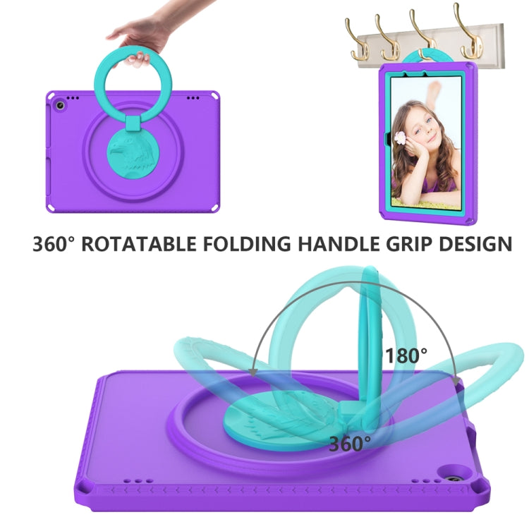 For Amazon Kindle Fire HD10 2021 EVA + PC Shockproof Tablet Case with Waterproof Frame(Purple) - Amazon by PMC TechLife | Online Shopping South Africa | PMC TechLife | Buy Now Pay Later Mobicred