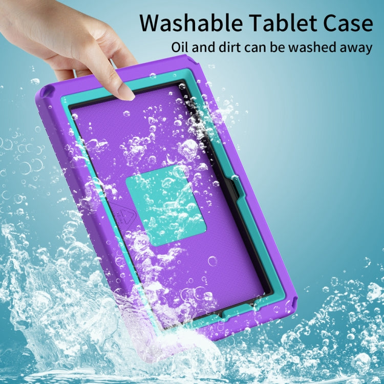 For Amazon Kindle Fire HD10 2021 EVA + PC Shockproof Tablet Case with Waterproof Frame(Purple) - Amazon by PMC TechLife | Online Shopping South Africa | PMC TechLife | Buy Now Pay Later Mobicred