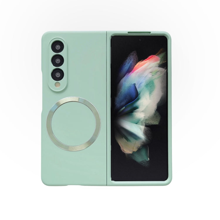 For Samsung Galaxy Z Fold4 Skin Feel MagSafe Magnetic Phone Case(Mint Green) - Galaxy Z Fold4 5G Cases by PMC TechLife | Online Shopping South Africa | PMC TechLife